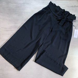 NWT Carolina Belle | Black Elastic Tie Waist Palazzo Pant  | Size 4